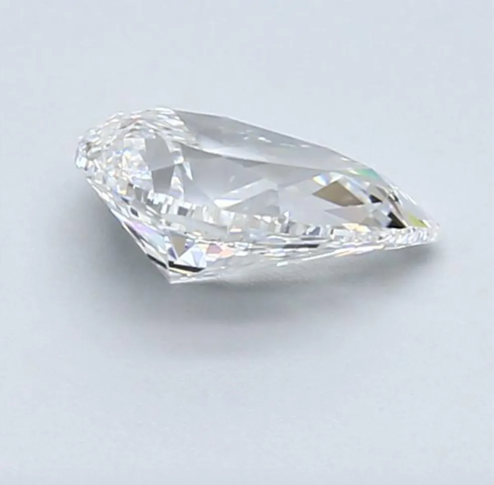 0.81 CT F Color SI2 Clarity GIA Certified Pear Shape Cut Natural Loose Diamond