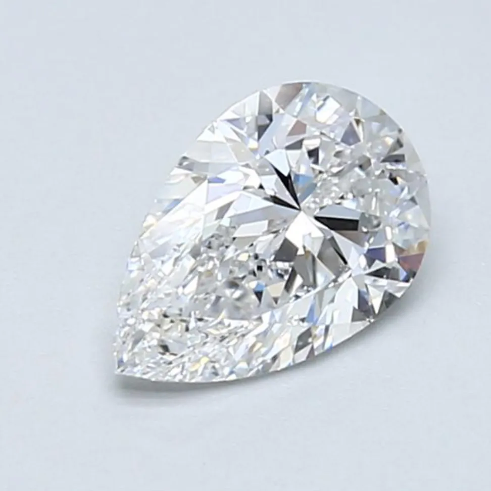 0.81 CT F Color SI2 Clarity GIA Certified Pear Shape Cut Natural Loose Diamond
