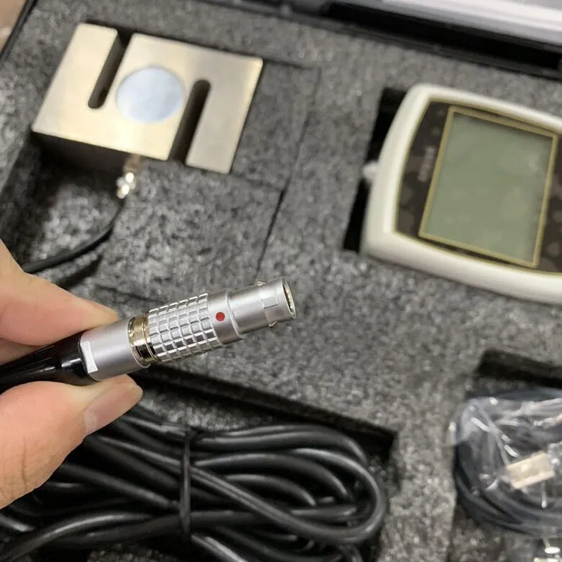 10000N/1000kgf/2250lbf Remote Digital Force Gauge with S-Beam Load Cell