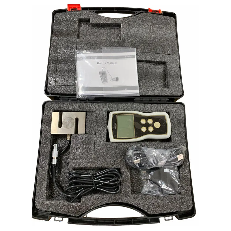 10000N/1000kgf/2250lbf Remote Digital Force Gauge with S-Beam Load Cell