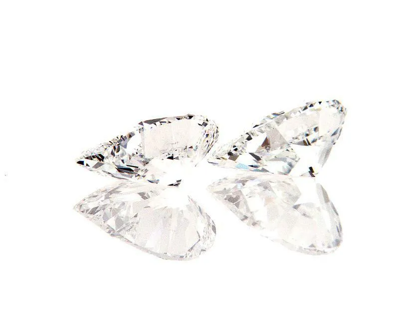 1.53 CTW Natural Diamonds D-VS2 Matched Pair GIA Certified Pear Shape Cut