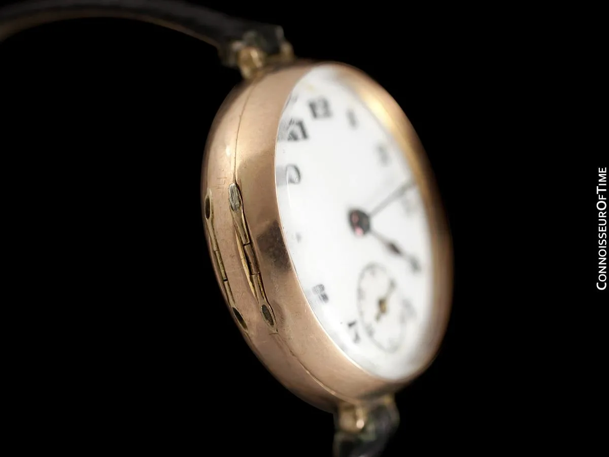 1920 Rolex Ladies Vintage Art Deco Watch - 9K Rose Gold