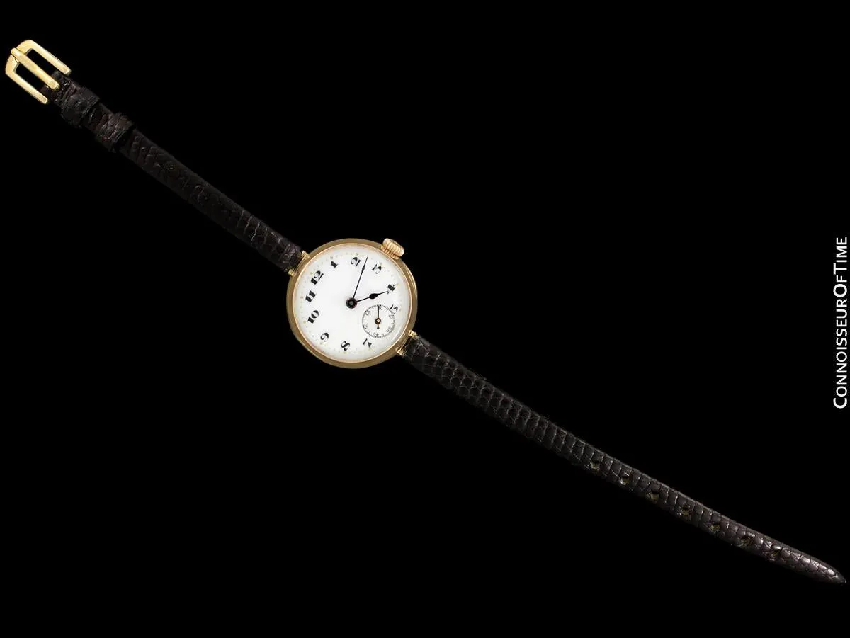1920 Rolex Ladies Vintage Art Deco Watch - 9K Rose Gold