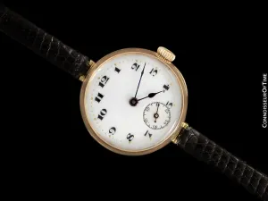 1920 Rolex Ladies Vintage Art Deco Watch - 9K Rose Gold
