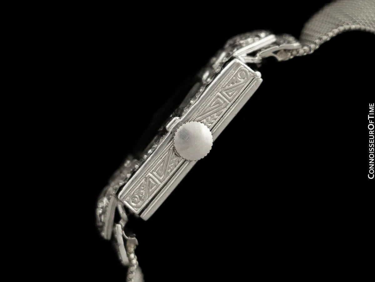 1920’s Vacheron & Constantin Very Rare & Exquisite Art Deco Ladies Watch - Platinum, Diamonds & Sapphires
