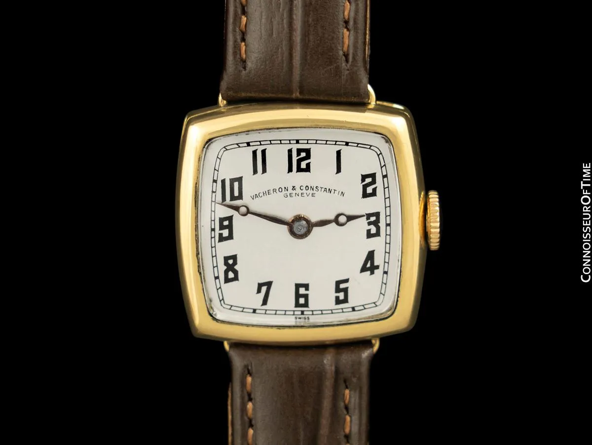 1920's Vacheron & Constantin Vintage Ladies Art Deco Watch - 18K Gold