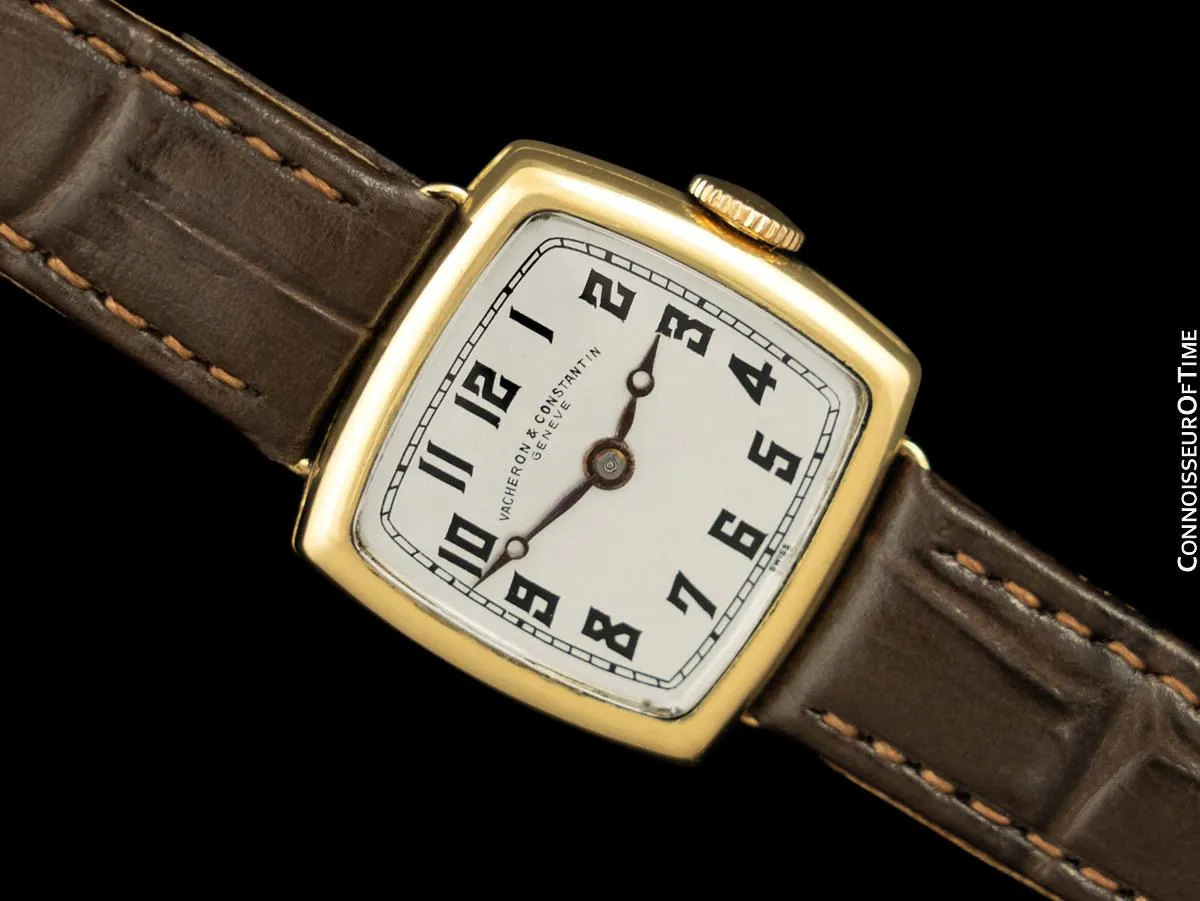 1920's Vacheron & Constantin Vintage Ladies Art Deco Watch - 18K Gold