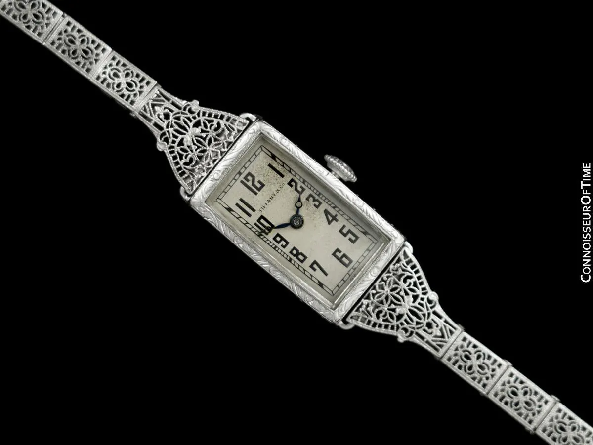 1925 Tiffany & Co. Ladies Vintage Watch - Platinum & 18K Gold