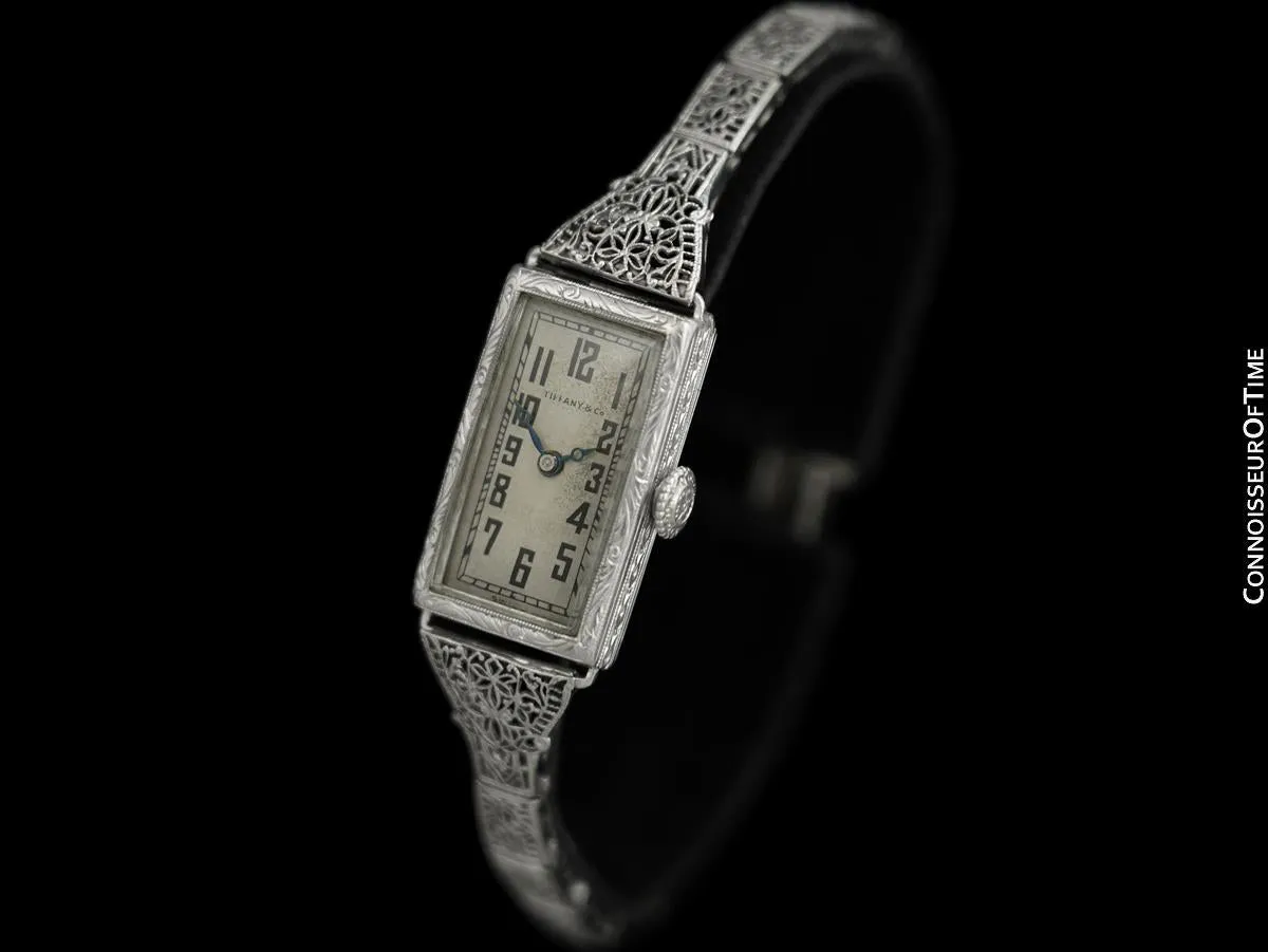 1925 Tiffany & Co. Ladies Vintage Watch - Platinum & 18K Gold