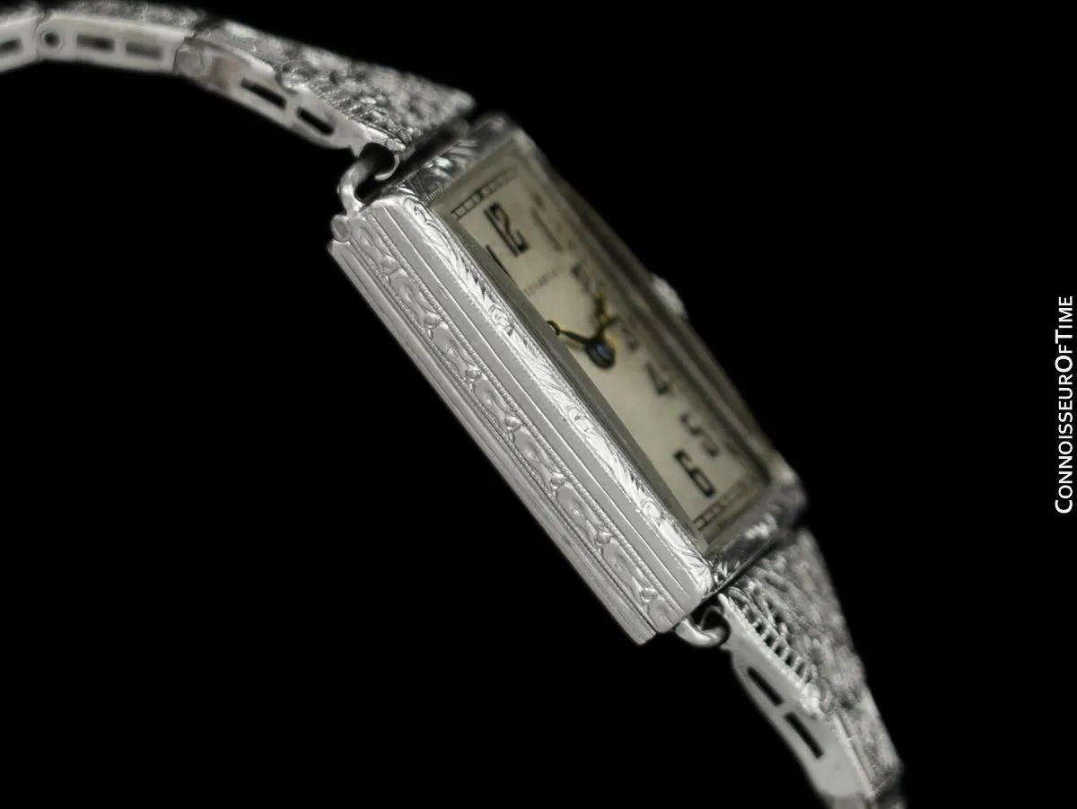 1925 Tiffany & Co. Ladies Vintage Watch - Platinum & 18K Gold