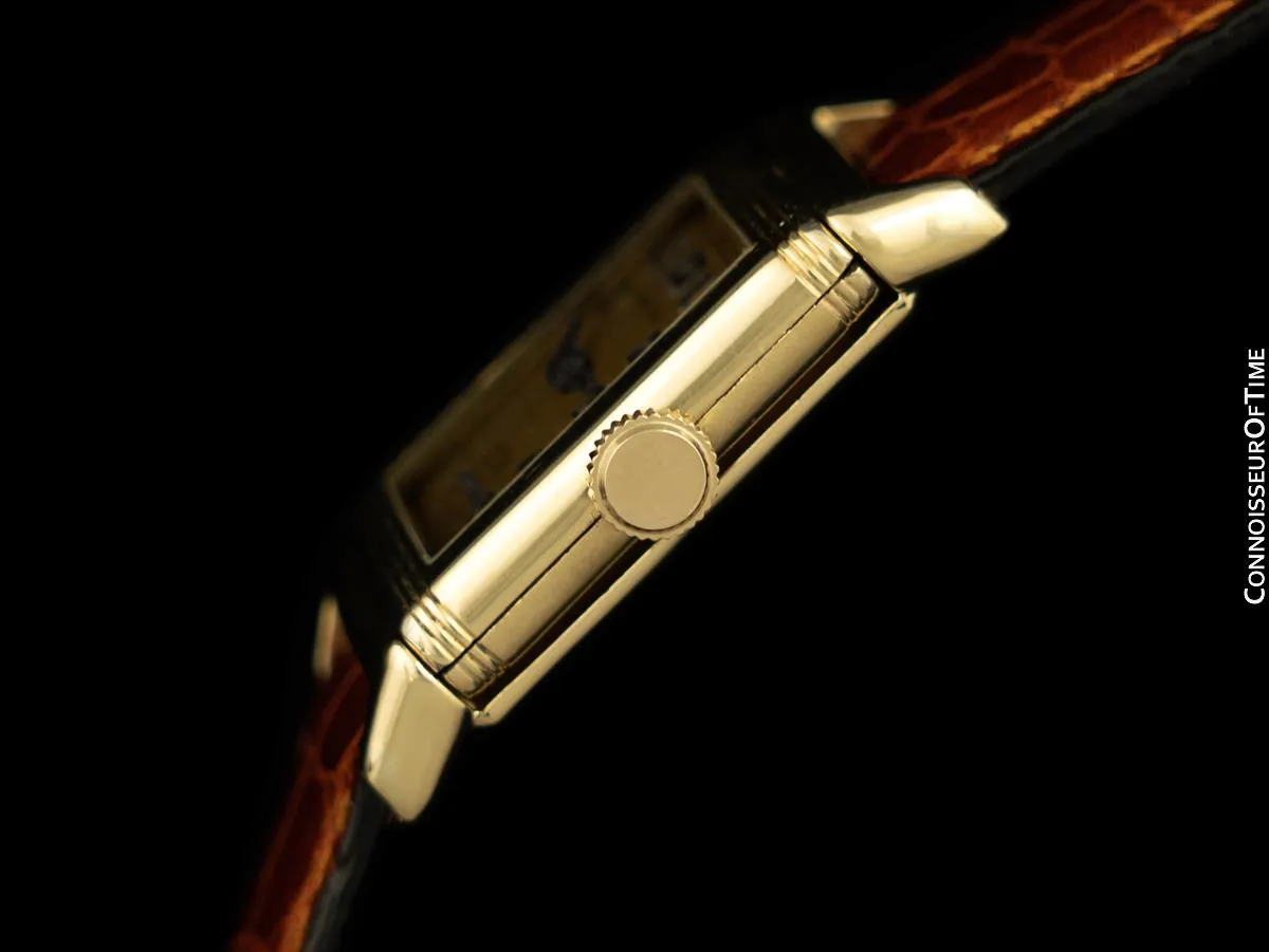 1939 Hamilton Otis Reverso Vintage Mens Watch "Studebaker" Cars - 14K Gold Filled