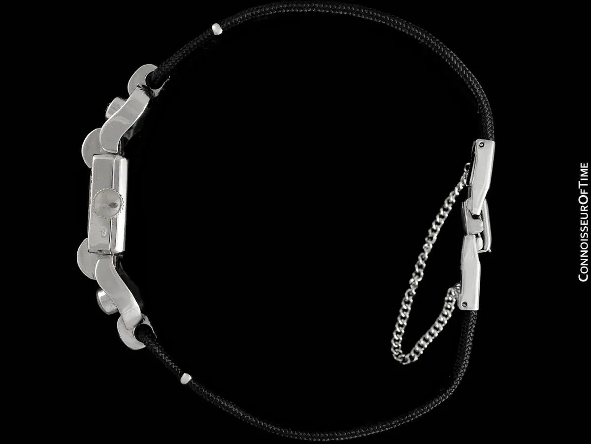 1940's Rolex Ladies Vintage Cocktail Watch - Platinum with 3 Carats of Diamonds