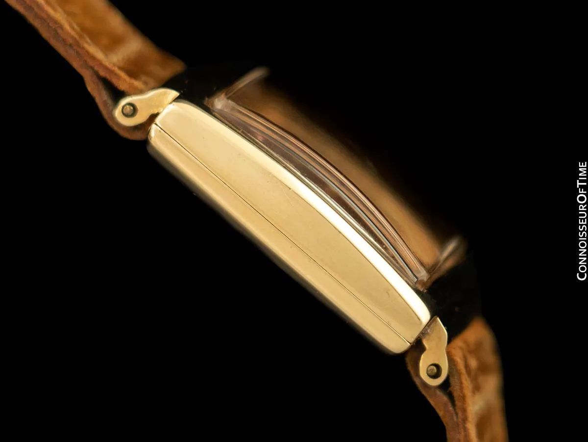 1940's Tiffany & Co. Mens Midsize Vintage Precision Seconds Watch - 14K Rose Gold