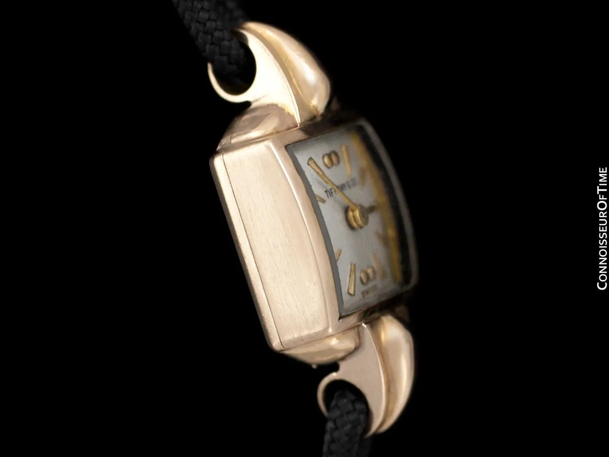 1944 Tiffany & Co. by Omega Ladies Vintage Dress Watch - 14K Rose Gold