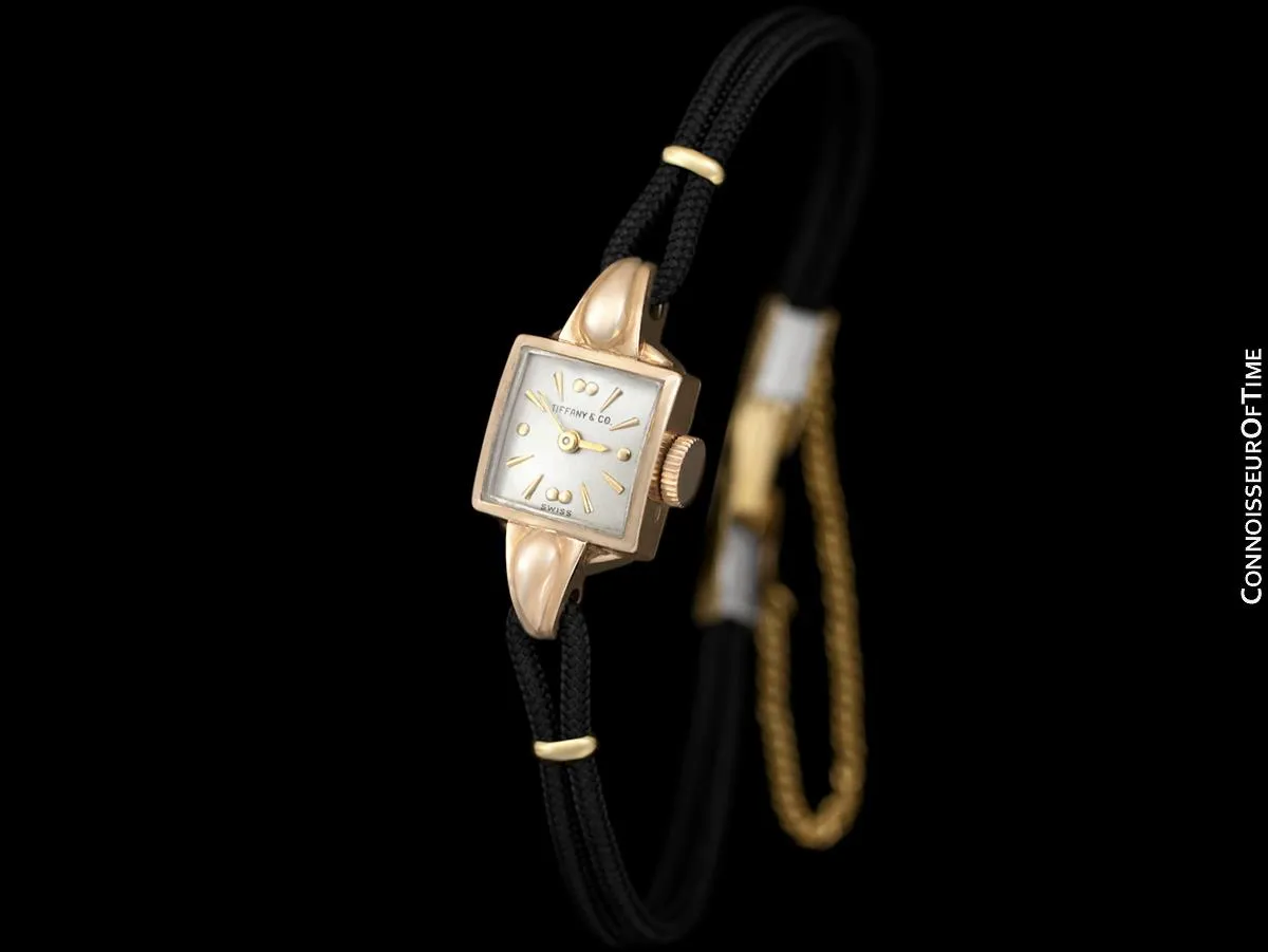 1944 Tiffany & Co. by Omega Ladies Vintage Dress Watch - 14K Rose Gold