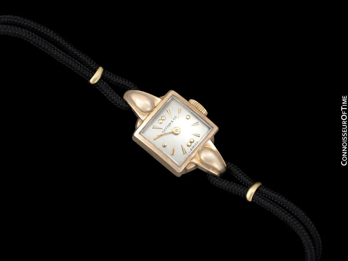 1944 Tiffany & Co. by Omega Ladies Vintage Dress Watch - 14K Rose Gold