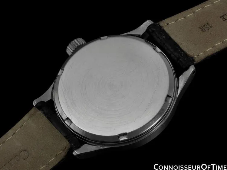 1947 Omega Vintage Ref. 2179/4 Large Mens Watch, Stainless Steel - Military Style Watch