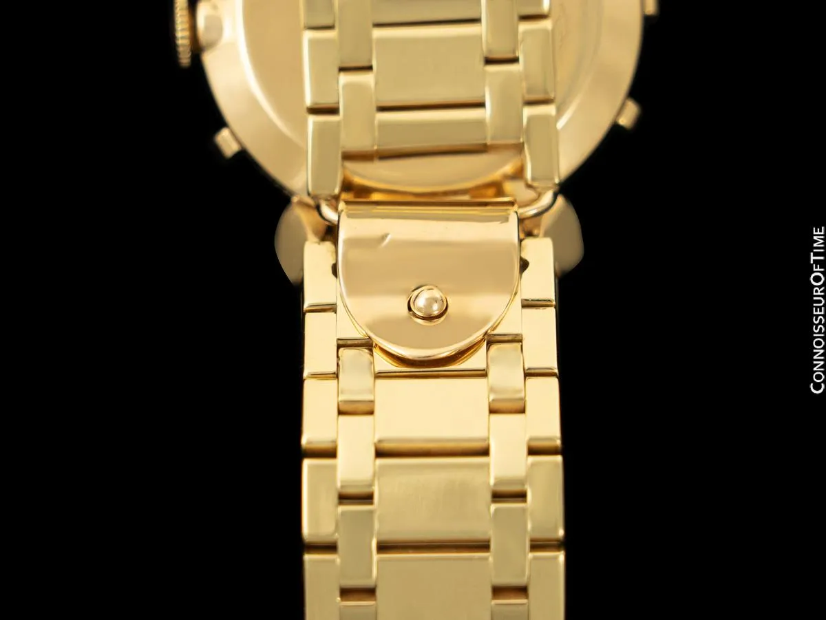 1951 Jaeger-LeCoultre Vintage Mens Watch, Rare Bradley II Model, 14K Gold - Ships Wheel