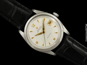 1954 Rolex Oysterdate Vintage Mens Ref. 6294 Handwound Watch - Stainless Steel & 18K Gold