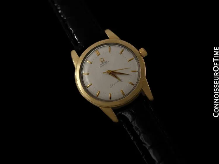 1956 Omega Seamaster Vintage Mens Automatic Watch - 14K Gold Filled