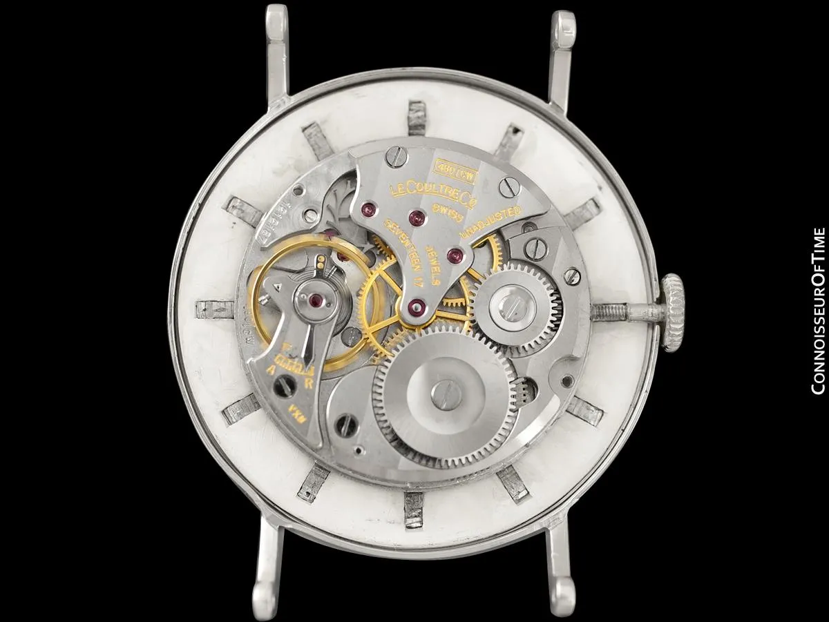 1957 Jaeger-LeCoultre / Vacheron & Constantin Vintage Galaxy Mystery Dial - 14K White Gold & Diamonds