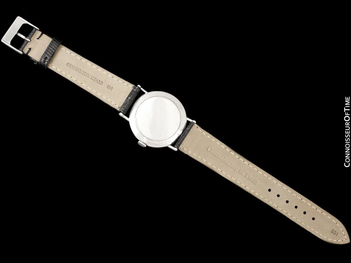 1957 Jaeger-LeCoultre / Vacheron & Constantin Vintage Galaxy Mystery Dial - 14K White Gold & Diamonds