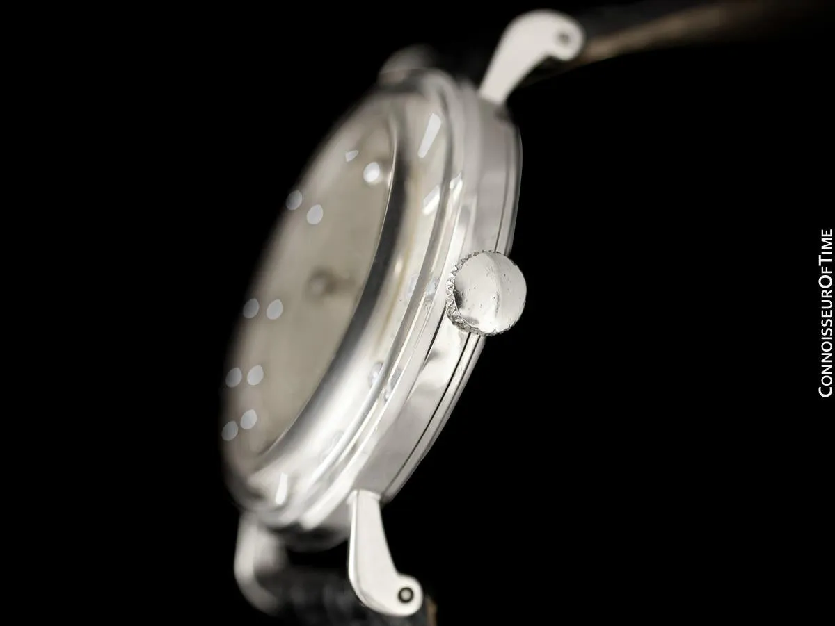 1957 Jaeger-LeCoultre / Vacheron & Constantin Vintage Galaxy Mystery Dial - 14K White Gold & Diamonds