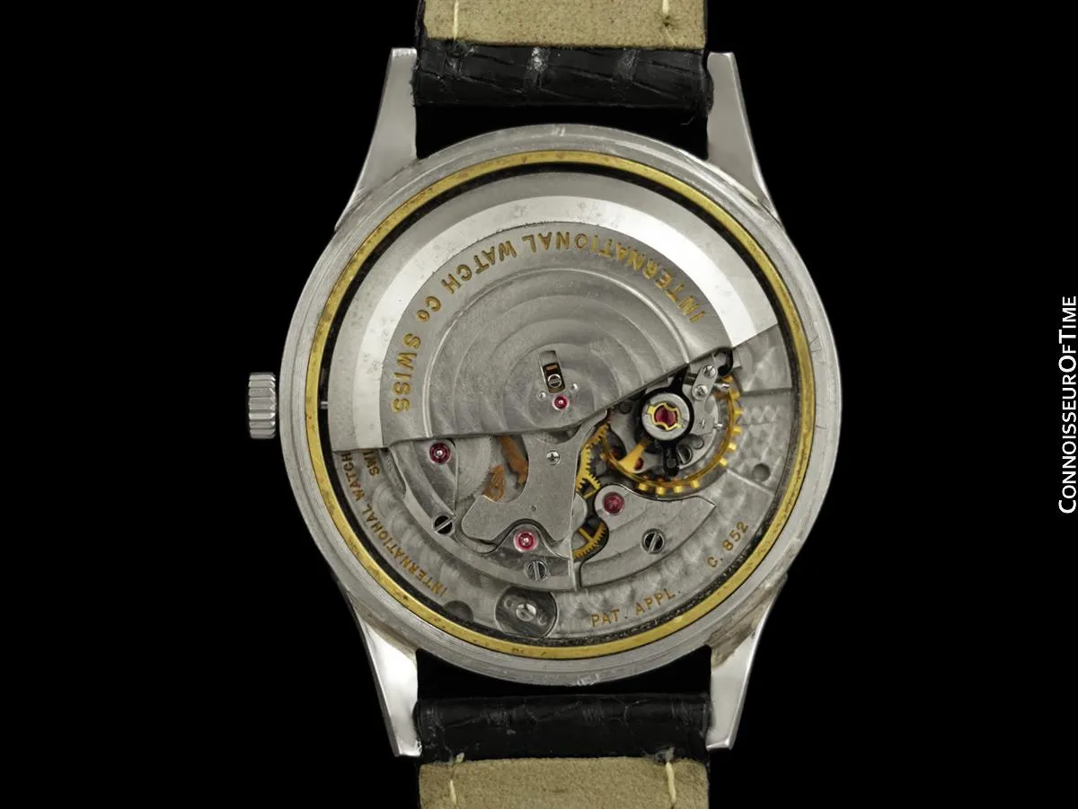 1958 IWC Vintage Mens Full Size Automatic Cal. 852 Watch - Platinum