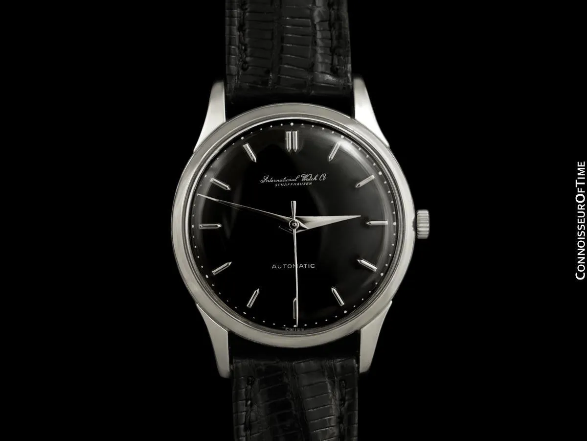 1958 IWC Vintage Mens Full Size Automatic Cal. 852 Watch - Platinum