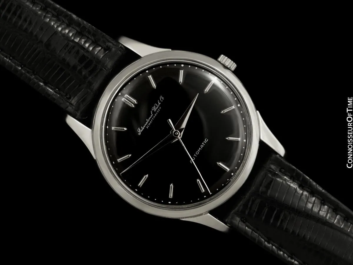 1958 IWC Vintage Mens Full Size Automatic Cal. 852 Watch - Platinum