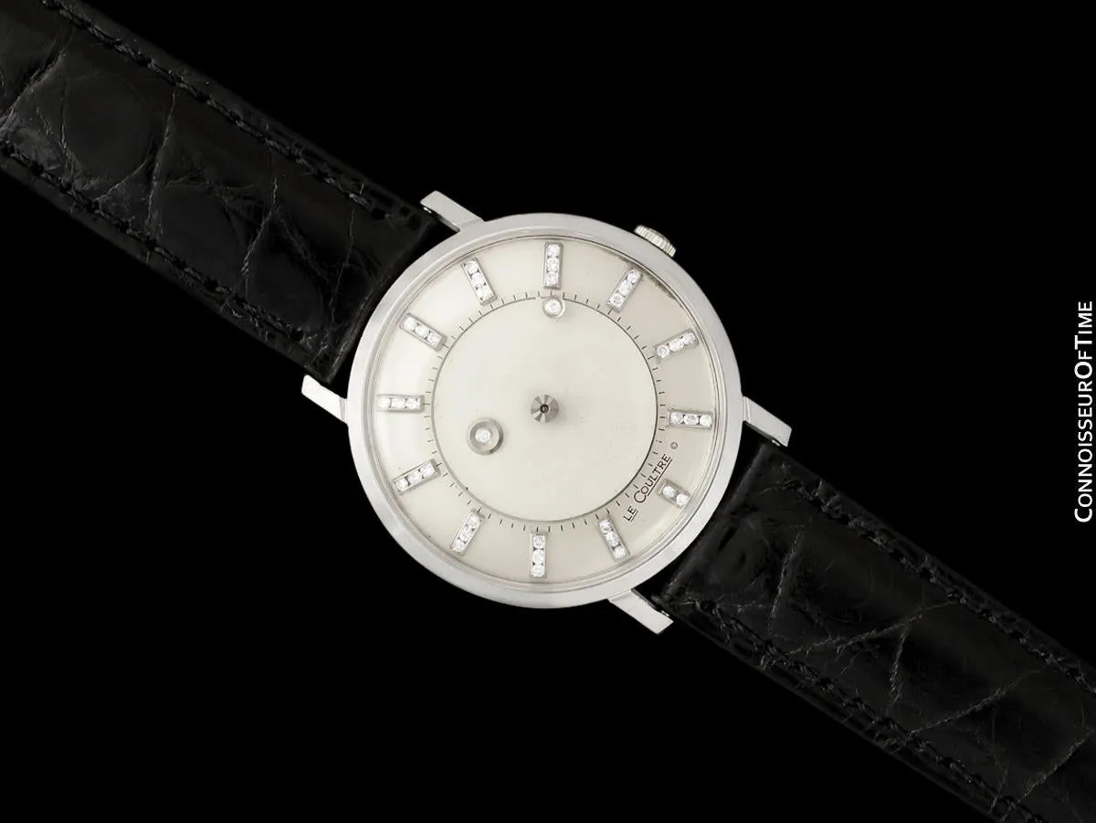 1958 Jaeger-LeCoultre Vintage Galaxy Mystery Dial - 14K White Gold & Diamonds