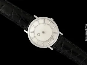 1958 Jaeger-LeCoultre Vintage Galaxy Mystery Dial - 14K White Gold & Diamonds