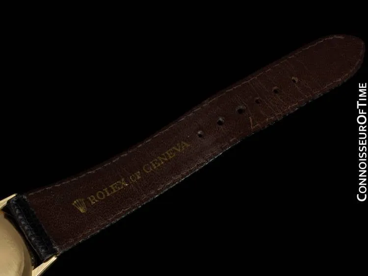 1959 Rolex Precision Vintage Mens Dress Watch - 18K Gold