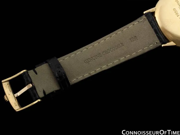 1959 Rolex Precision Vintage Mens Dress Watch - 18K Gold
