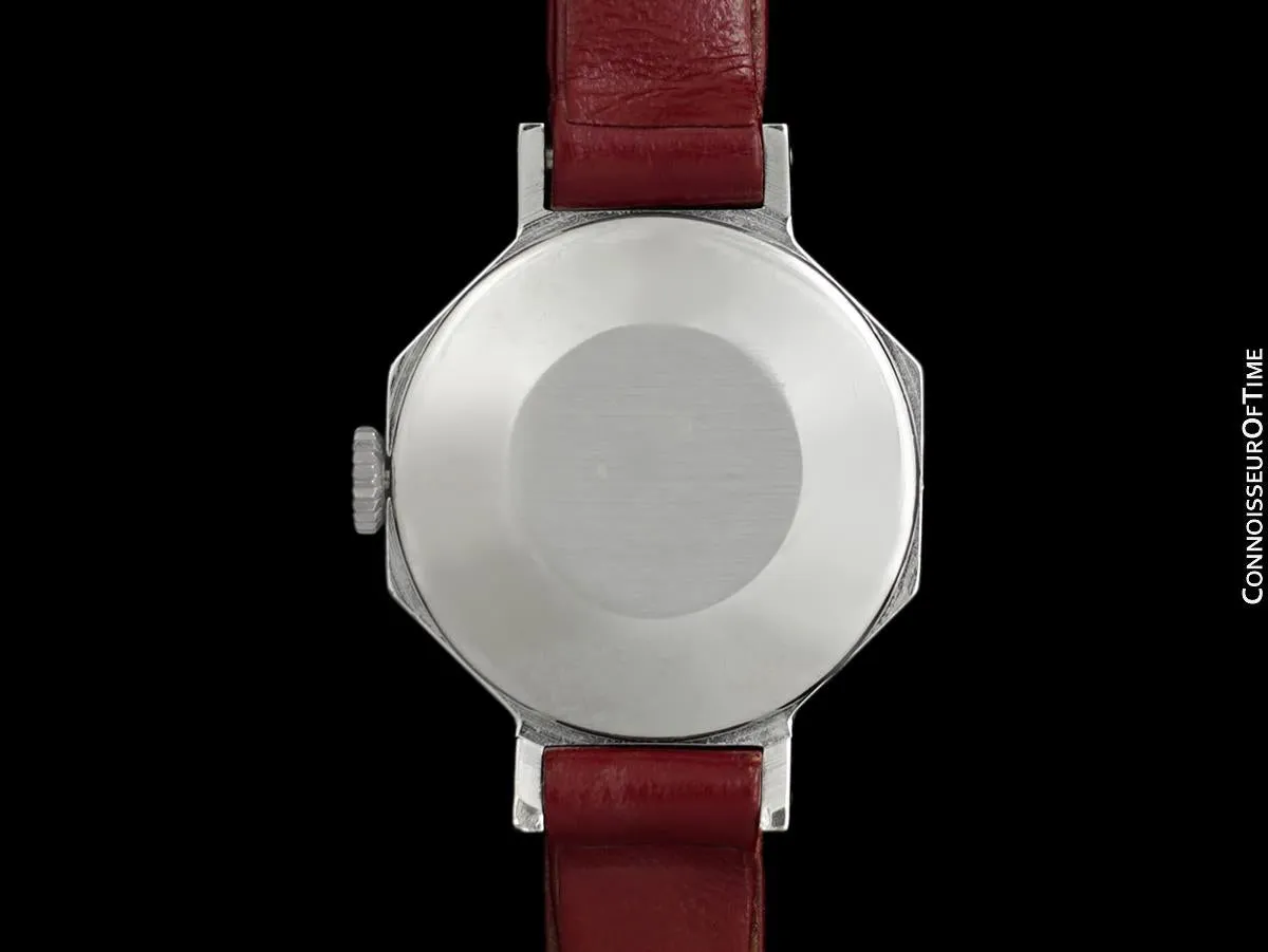 1960's Golay Fils & Stahl Swiss Vintage Stainless Steel Watch - Owned & Worn By Jerry Lewis