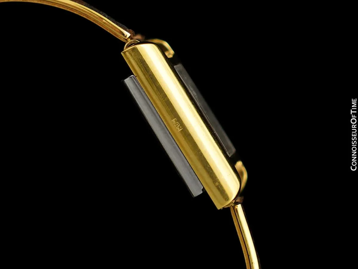 1960's Vincara French Vintage 18K Gold Plated & Stainless Steel Watch - Owned & Worn By Jerry Lewis