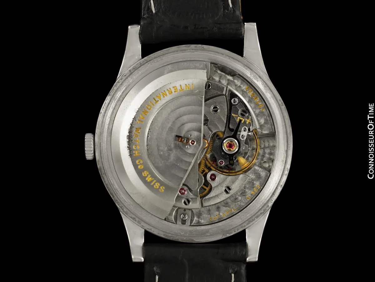 1961 IWC Vintage Mens Full Size Automatic Cal. 853 Isomura Watch - Platinum
