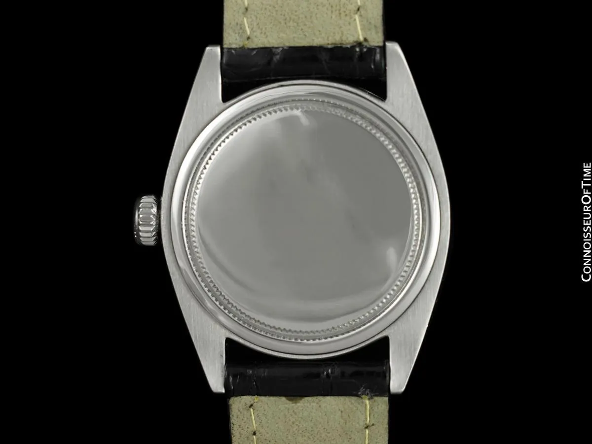 1961 Rolex Oyster Precision Classic Vintage Mens Handwound Watch - Stainless Steel