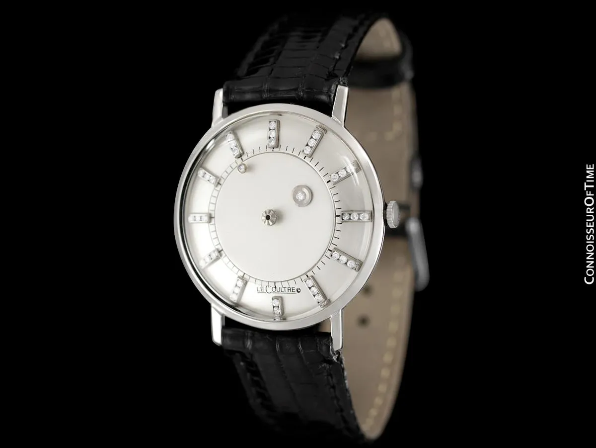 1966 Jaeger-LeCoultre / Vacheron & Constantin Vintage Galaxy Mystery Dial - 14K White Gold & Diamonds