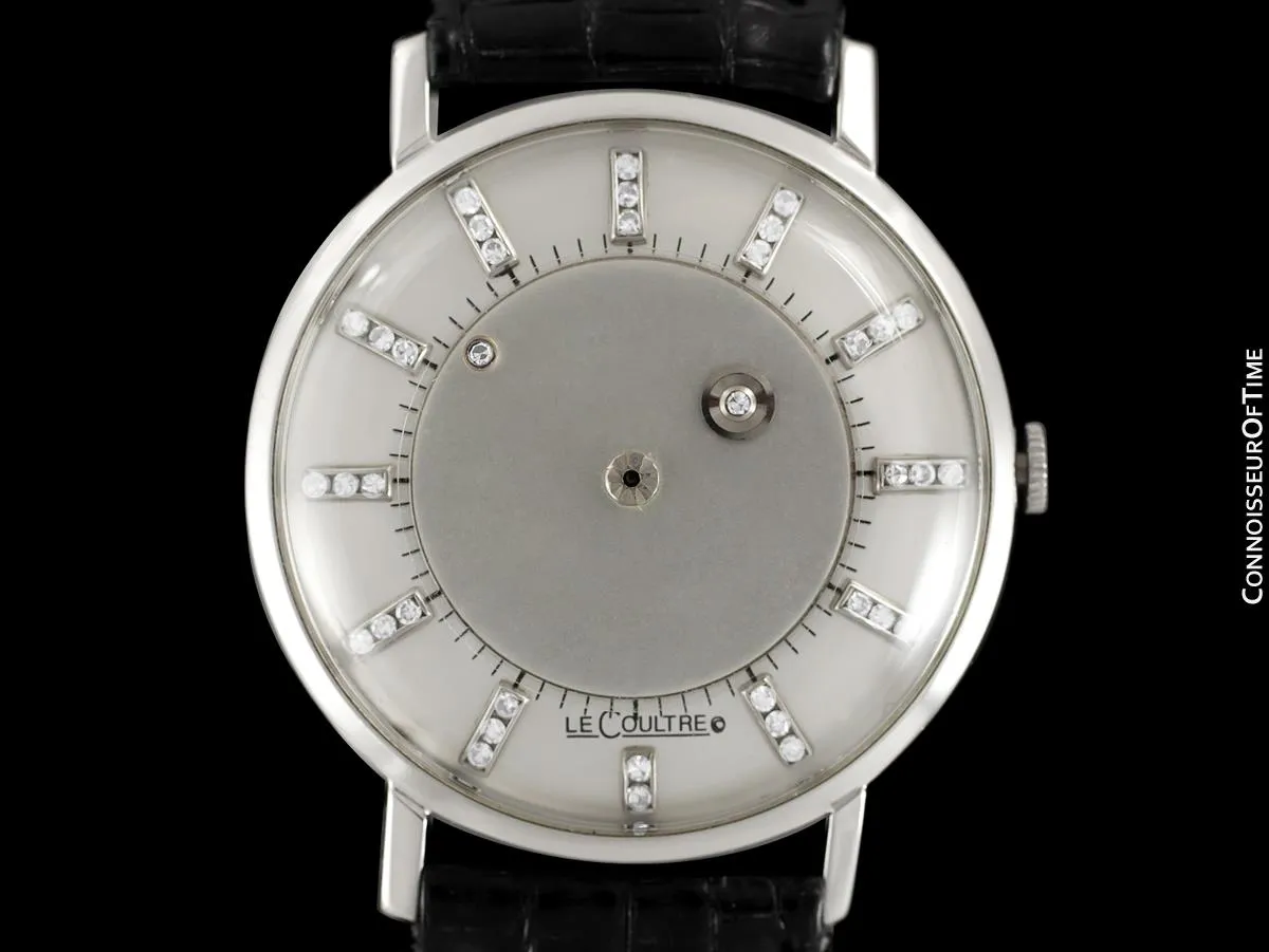 1966 Jaeger-LeCoultre / Vacheron & Constantin Vintage Galaxy Mystery Dial - 14K White Gold & Diamonds