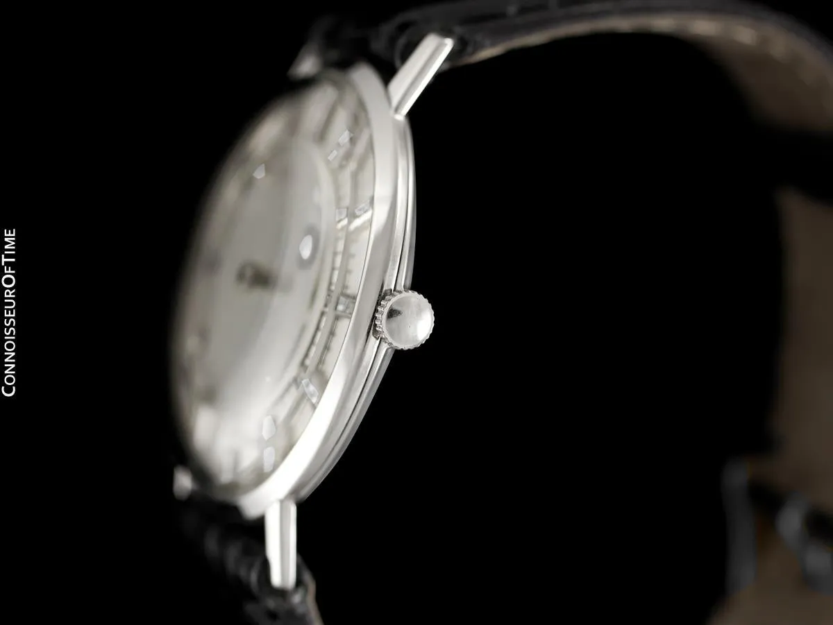 1966 Jaeger-LeCoultre / Vacheron & Constantin Vintage Galaxy Mystery Dial - 14K White Gold & Diamonds