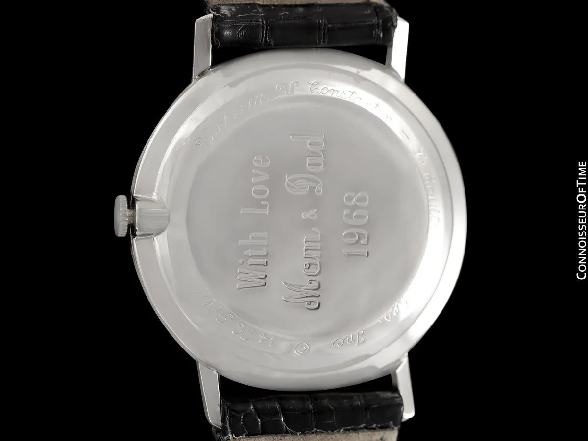 1966 Jaeger-LeCoultre / Vacheron & Constantin Vintage Galaxy Mystery Dial - 14K White Gold & Diamonds