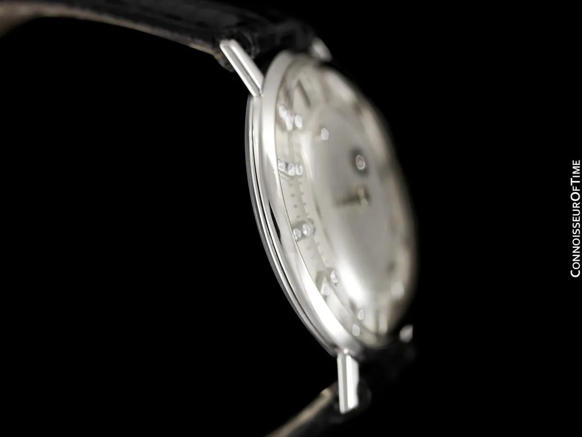 1966 Jaeger-LeCoultre / Vacheron & Constantin Vintage Galaxy Mystery Dial - 14K White Gold & Diamonds