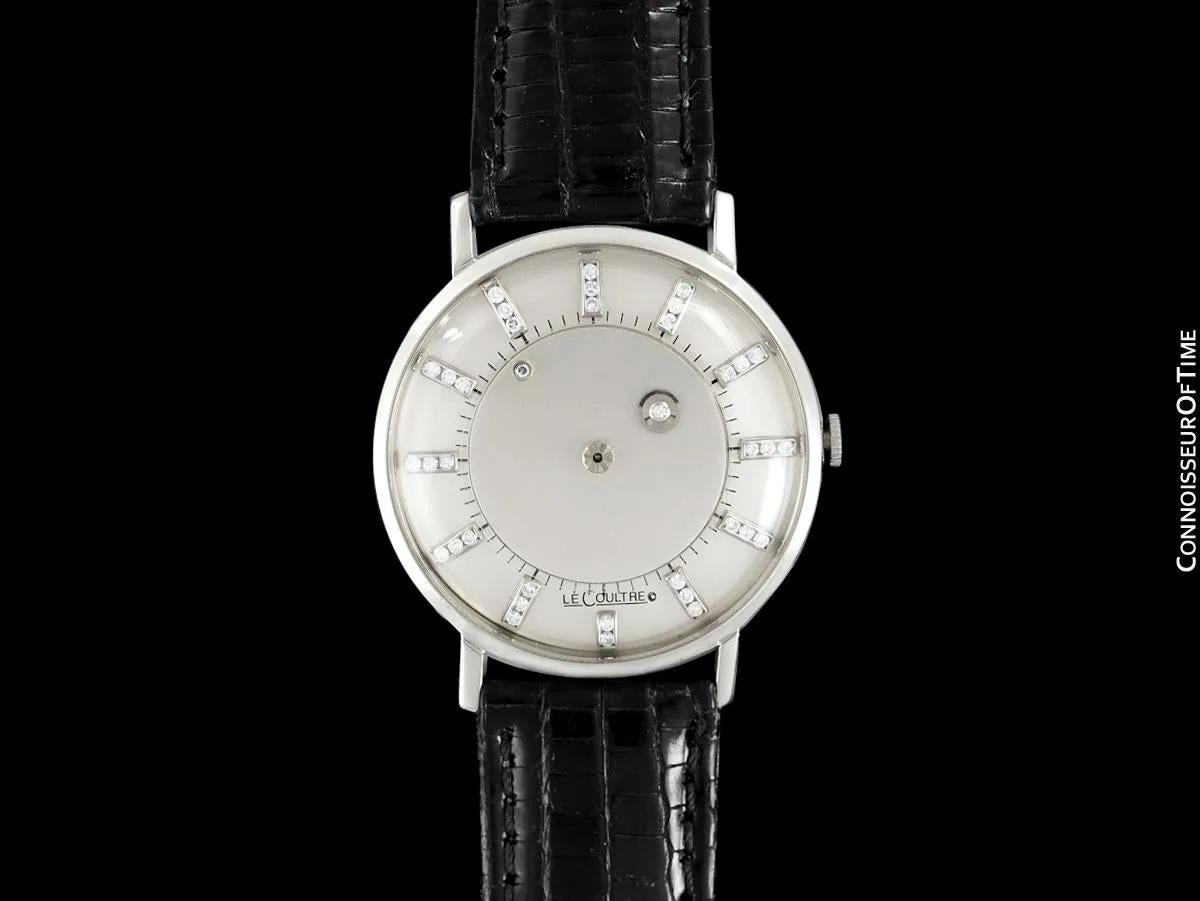 1966 Jaeger-LeCoultre / Vacheron & Constantin Vintage Galaxy Mystery Dial - 14K White Gold & Diamonds