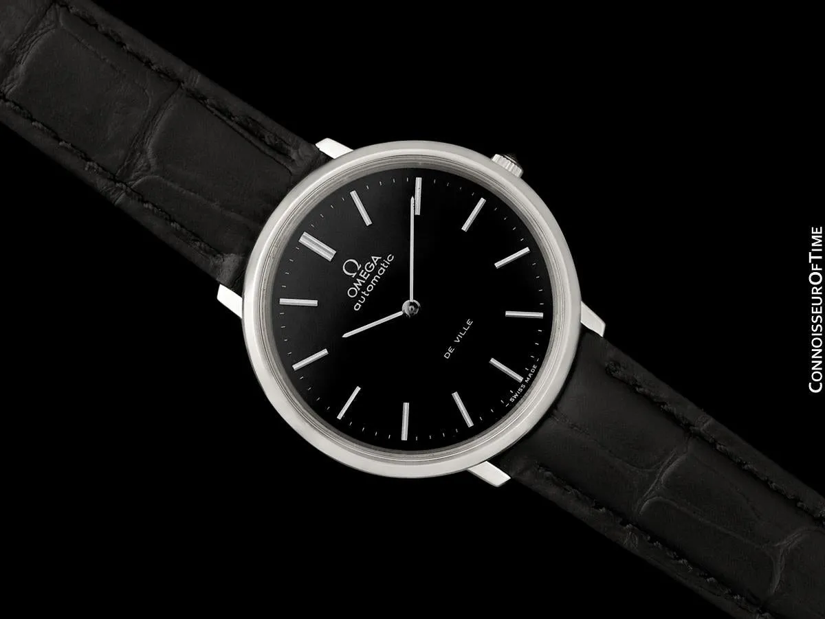 1966 Omega Vintage De Ville Mens Full Size Automatic Watch - Stainless Steel