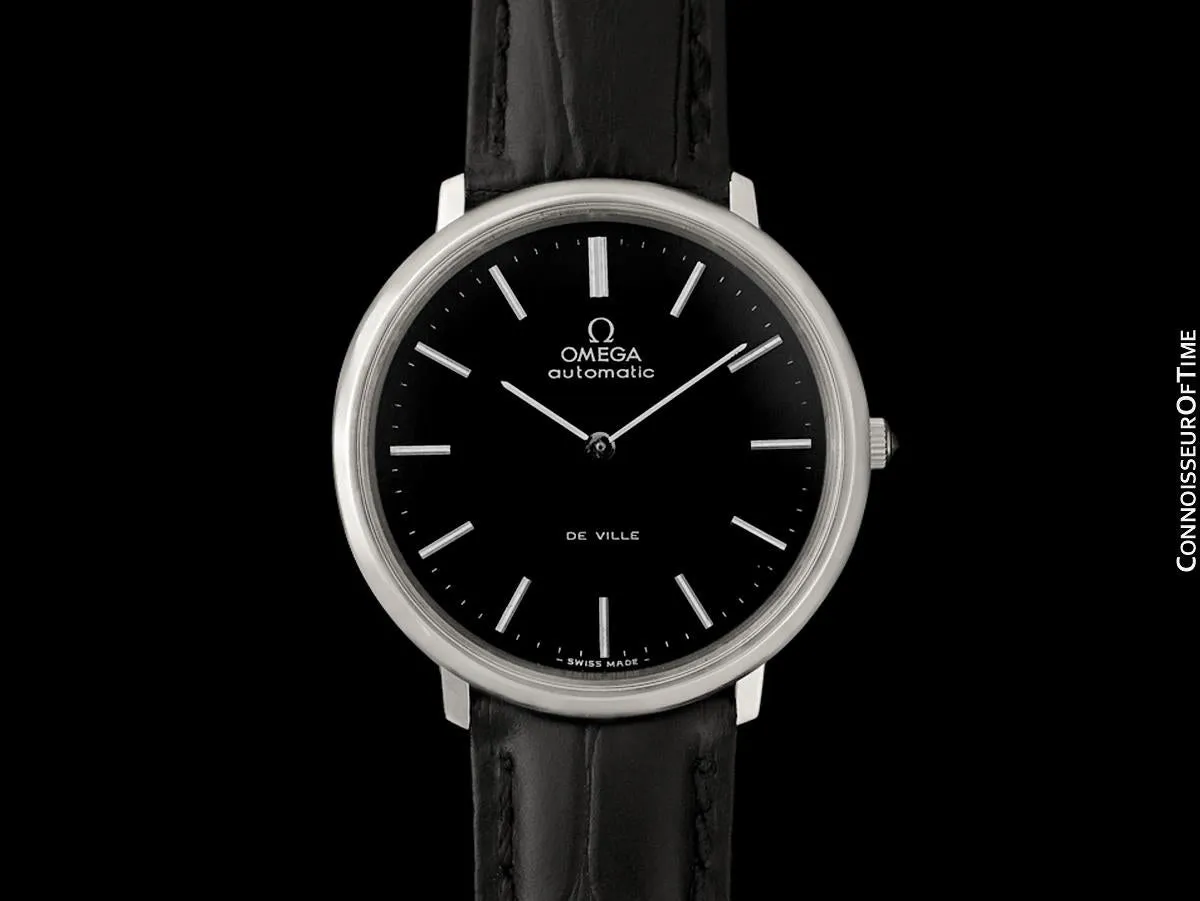 1966 Omega Vintage De Ville Mens Full Size Automatic Watch - Stainless Steel