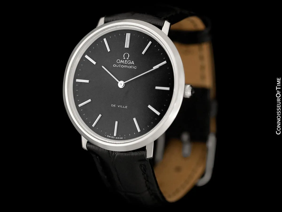 1966 Omega Vintage De Ville Mens Full Size Automatic Watch - Stainless Steel