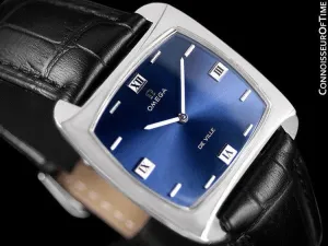 1970 Omega De Ville Full Size Mens Retro Ultra Thin TV Watch - Stainless Steel