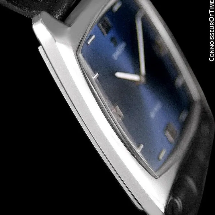 1970 Omega De Ville Full Size Mens Retro Ultra Thin TV Watch - Stainless Steel