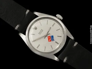 1970 Rolex Oyster Precision Classic Vintage Mens Domino's Pizza Watch - Stainless Steel